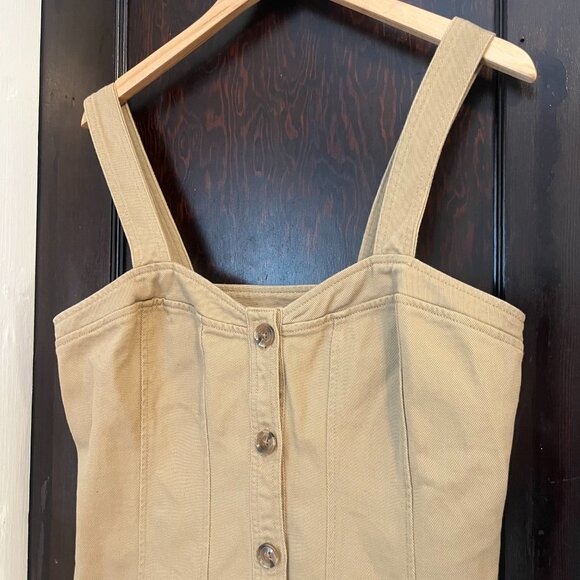 Banana Republic Seamed, Button Down Mini Dress NWOT - Picture 4 of 4